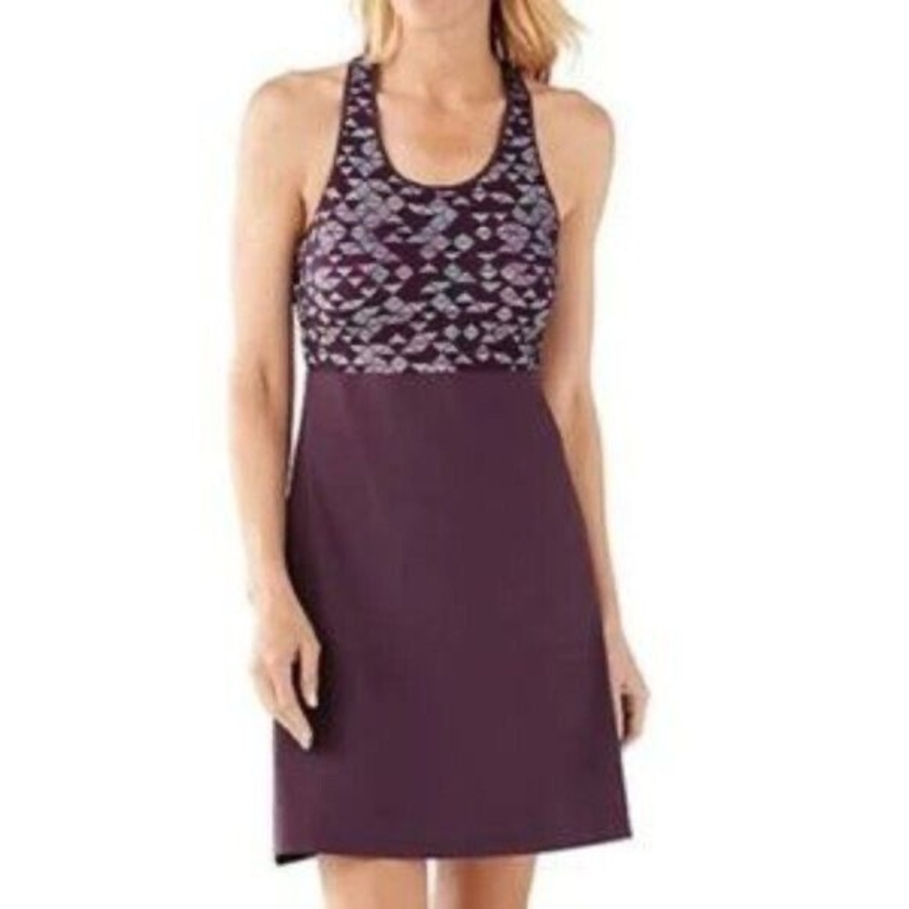 SMARTWOOL WILLOW LAKE CROSS BACK DRESS XS